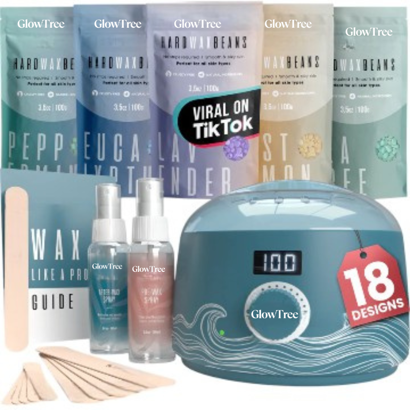 Professional Hard Wax Kit for At-Home Hair Removal