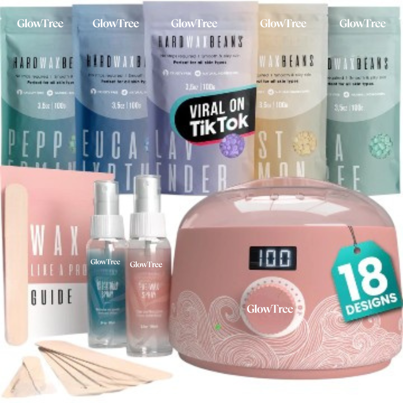 Professional Hard Wax Kit for At-Home Hair Removal