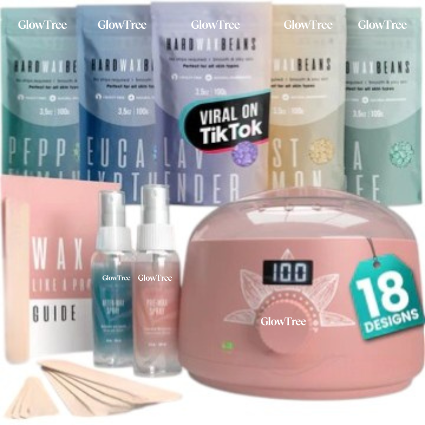 Professional Hard Wax Kit for At-Home Hair Removal