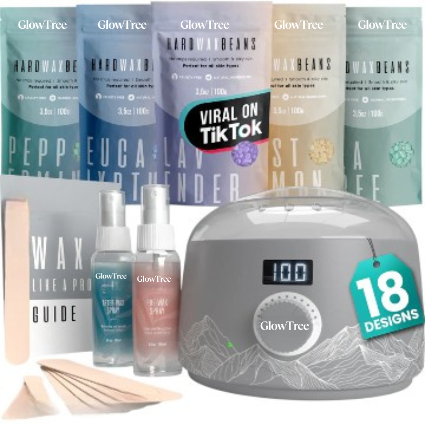 Professional Hard Wax Kit for At-Home Hair Removal
