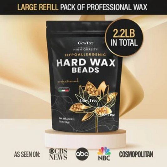 Professional Hard Wax Beads for Sensitive Skin - Hypoallergenic & Unscented | 2.2 lbs