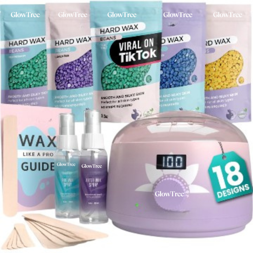 Professional Hard Wax Kit for At-Home Hair Removal