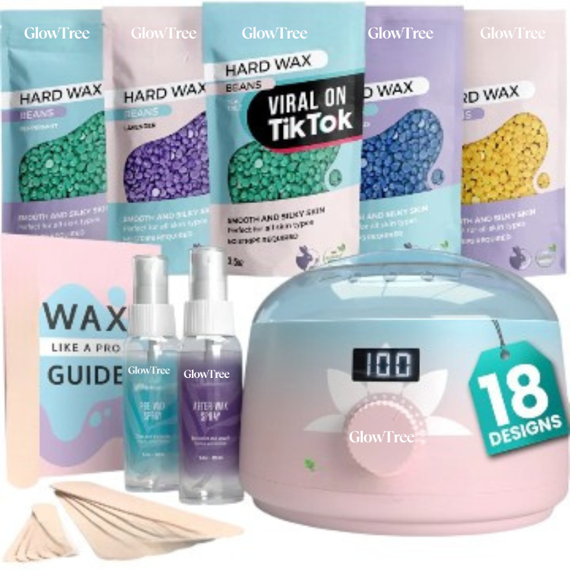 Professional Hard Wax Kit for At-Home Hair Removal