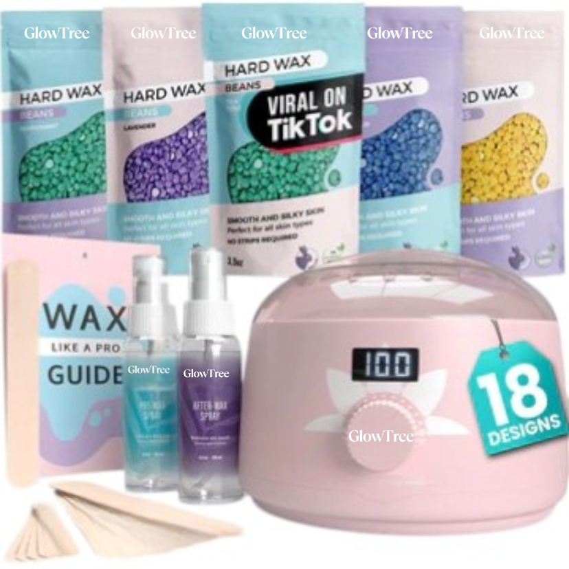 Professional Hard Wax Kit for At-Home Hair Removal