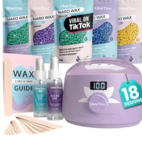 Professional Hard Wax Kit for At-Home Hair Removal